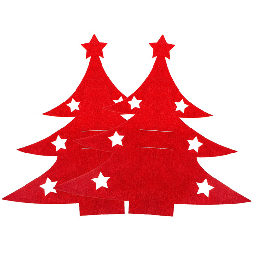 Kieszonka na sztućce 12szt. świąteczne etui, choinka ozdoba świąteczna