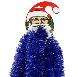 Łańcuch na choinkę 6m granatowy, girlanda choinkowa, średnica 7cm