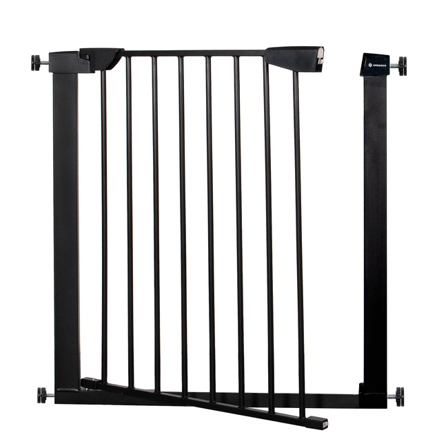 Bramka zabezpieczająca barierka rozporowa 75-82 cm czarna