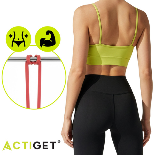 Gumy oporowe do ćwiczeń zestaw 3 szt. taśmy do ćwiczeń fitness, treningu