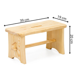Taboret drewniany, krzesło ogrodowe do plewienia, wielofunkcyjny stołek, podest