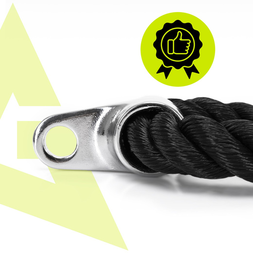 Uchwyt do ćwiczeń siłowych, linowy triceps do wyciągu górnego i dolnego