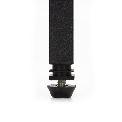 Kwietnik metalowy 81 cm stojak na kwiaty z 3 półkami loft nowoczesny czarno-brązowy