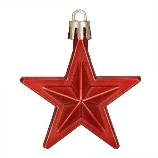 Bombki choinkowe 47 szt. zestaw dekoracji świątecznych, nietłukące, czerwony, złoty, biały