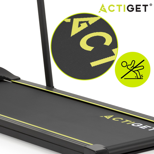 Bieżania elektryczna, domowa 12 km/h z pilotem i aplikacją na telefon treningowa, składana