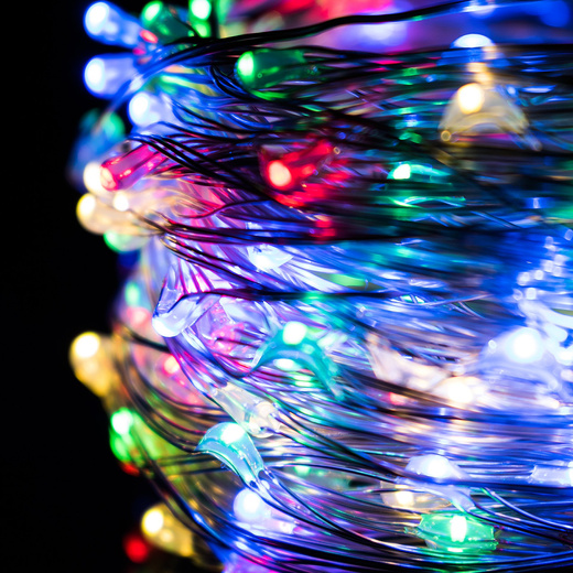 Lampki choinkowe 10 LED druciki mikro na baterie