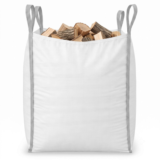 Big Bag worek 1000 kg mocny na gruz 145x90x90 cm kontener z uchwytami biały