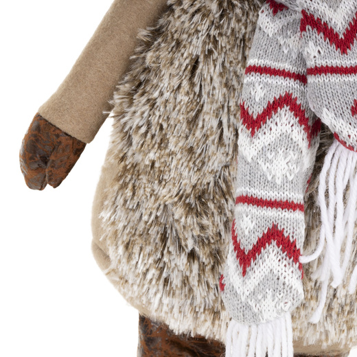 Świąteczny renifer 73 cm ozdoba pod choinkę figurka dekoracja bożonarodzeniowa