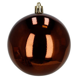 Bombki choinkowe 14 szt. zestaw dekoracje świąteczne ozdoby nietłukące brązowe