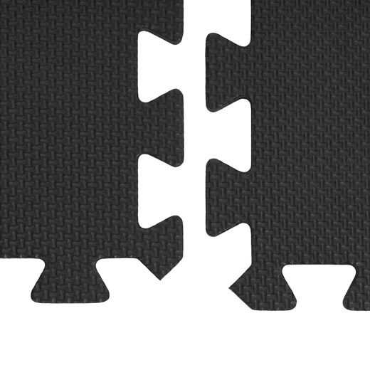 Mata treningowa, ochronna 4 szt. puzzle z pianki EVA 2 cm antypoślizgowe, grafitowe