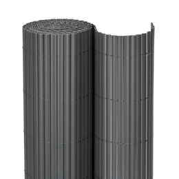 Osłona PVC maskująca na balkon, taras, ogrodzenie 500x160 cm ciemnoszara