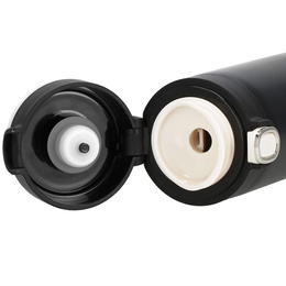 Kubek termiczny 420 ml ze stali nierdzewnej na kawę herbatę, z wyświetlaczem temp. czarny