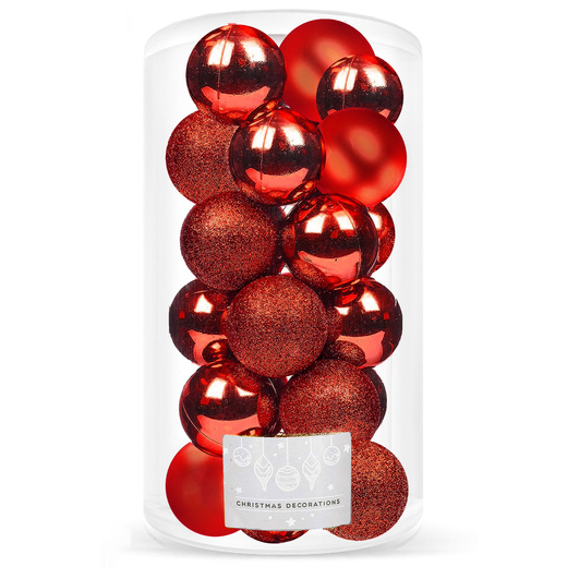 Bombki choinkowe na choinkę 4 cm zestaw 20 szt.
