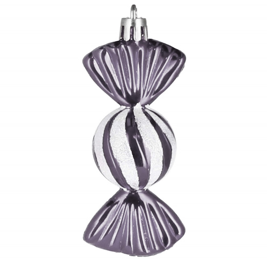 Bombki choinkowe 5 szt. ozdoby świąteczne zestaw cukierki 6 cm kolorowe