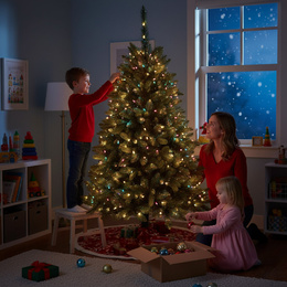 Choinka sztuczna 150 cm Premium Royal Trees świerk syberyjski z drewnianym stojakiem