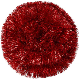 Łańcuch choinkowy 6m czerwony, girlanda na choinkę, średnica 7cm