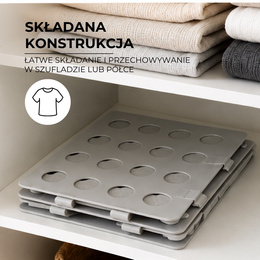 Deska do szybkiego składania ubrań, koszulek w kostkę, praska, składarka