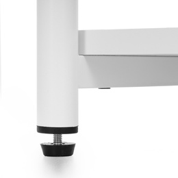 Szafka nocna, stolik z półkami do sypialni 35x31x59 cm nakastnik, biały