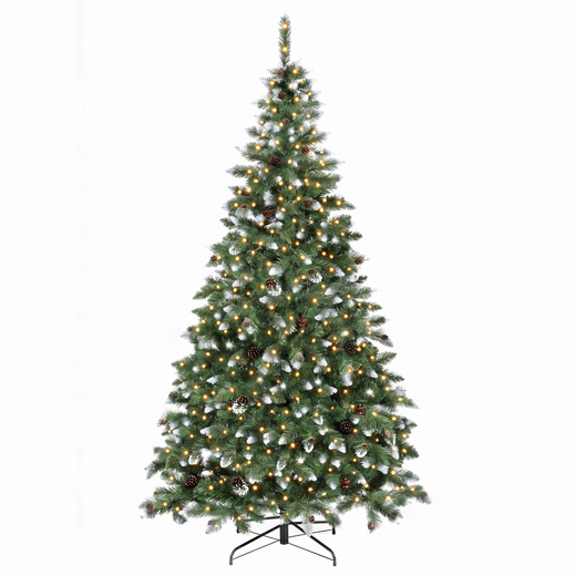 Choinka sztuczna premium 220 cm sosna diamentowa drzewko bożonarodzeniowe