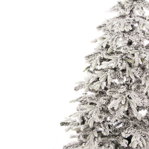 Choinka sztuczna premium 250 cm świerk ośnieżony drzewko bożonarodzeniowe PE