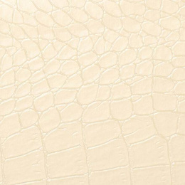 Szkatułka na biżuterię ekoskóra 17,5x14x12,5 cm ecru organizer z przegródkami