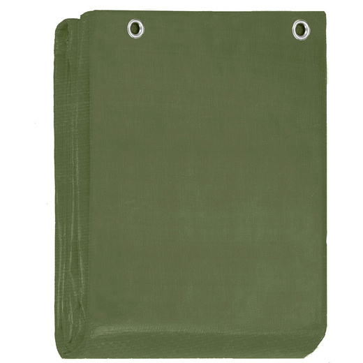 Plandeka 4x6m 120g/m2 gruba płachta ochronna zielona