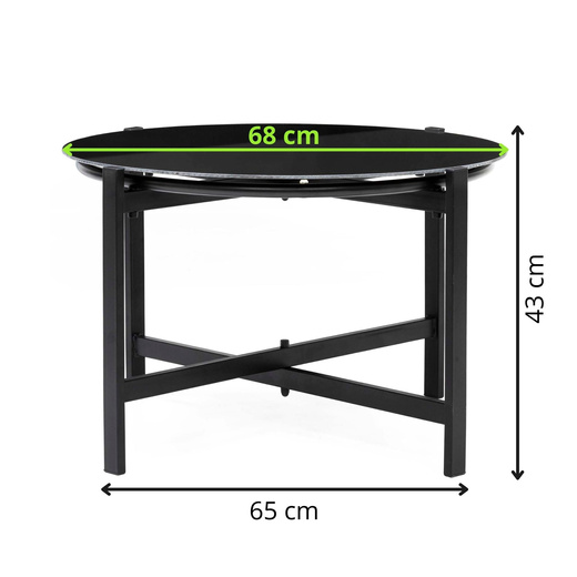 Meble ogrodowe, zestaw dla 4 osób sofa, krzesła, stolik metalowe, czarne