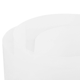 Mata pod krzesło, fotel biurowy 100x50x0,05cm podkładka na biurko mleczna