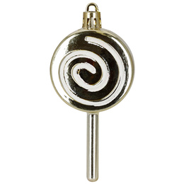 Bombki choinkowe 40 szt. ozdoby kule, lizaki, szyszki, laski cukrowe nietłukące złote