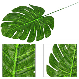 Sztuczna monstera liście 6 szt. dekoracja roślinna zielona