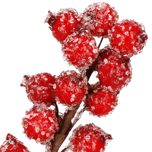 Gałązka świąteczna sztuczna dekoracja do stroika jarzębina