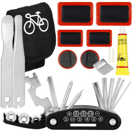 Zestaw do naprawy opon rowerowych 14 szt. zestaw naprawczy multitool