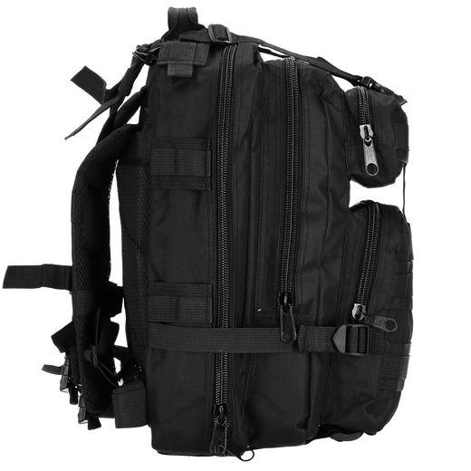 Plecak trekkingowy, turystyczny 35 l wojskowy czarny