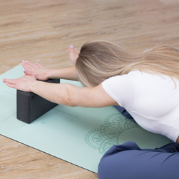 Mata do jogi, ćwiczeń fitness 183x61 cm antypoślizgowa, materac do stretchingu miętowy