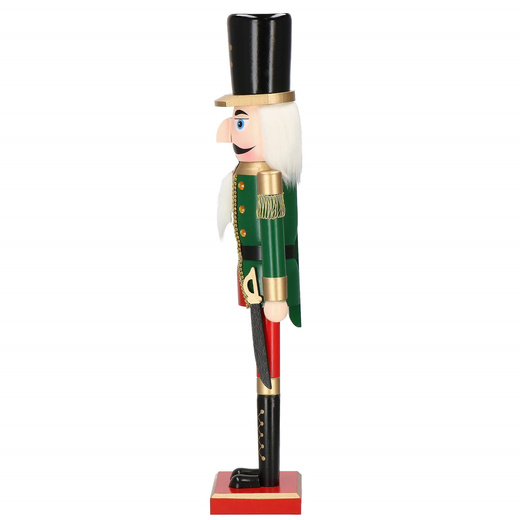 Dziadek do orzechów 60 cm drewniany żołnierzyk multikolor, figurka świąteczna