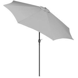 Parasol ogrodowy składany 300 cm duży na balkon szary