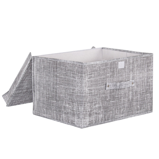 Pudełko do przechowywania 30x50x40cm organizer zamykany szary