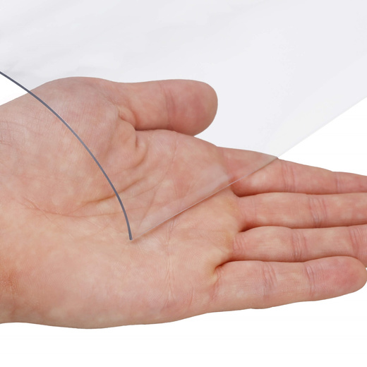 Mata pod krzesło, fotel biurowy 102x125x0,1cm podkładka na biurko transparentna