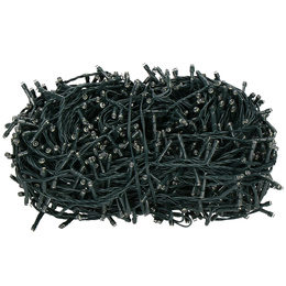 Kurtyna świetlna 500 led girlanda, lampki zewnętrzne sople ciepły biały + flash