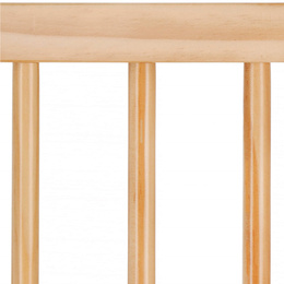 Bramka zabezpieczająca schody 75-82 cm bramka rozporowa brązowo-czarna