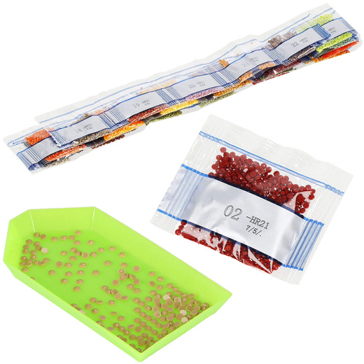 Haft diamentowy krajobraz smok diamentowa 40x30 cm