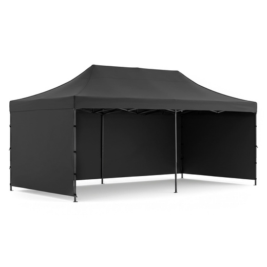 Namiot handlowy 3x6 m ogrodowy, pawilon na imprezy, catering czarny