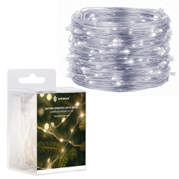 Lampki choinkowe 20 LED druciki mikro na baterie