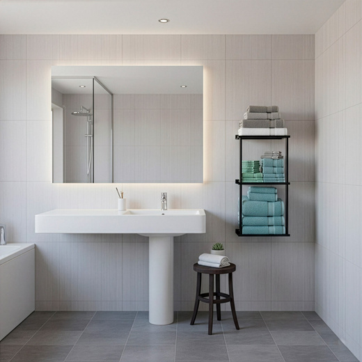 Wieszak łazienkowy na ręczniki, ścienny trzypoziomowy, czarny