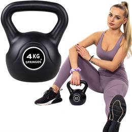Kettlebell kula 4kg hantle ABS