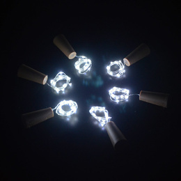 Lampki choinkowe 20 LED biały zimny