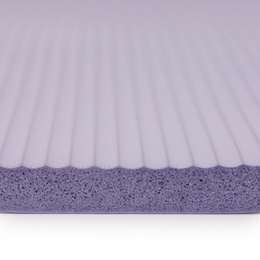 Mata do jogi, ćwiczeń fitness 183x61 cm antypoślizgowa, materac do stretchingu fioletowy