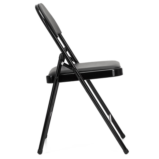 Krzesło cateringowe składane bankietowe, turystyczne do ogrodu czarne