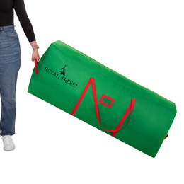 Pokrowiec na choinkę torba do przechowywania 125x50x40 cm futerał z uchwytami zielony