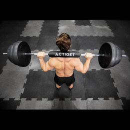 Obciążenie bitumiczne 15 kg talerz kompozytowy 29 mm krążek do sztangi hantli